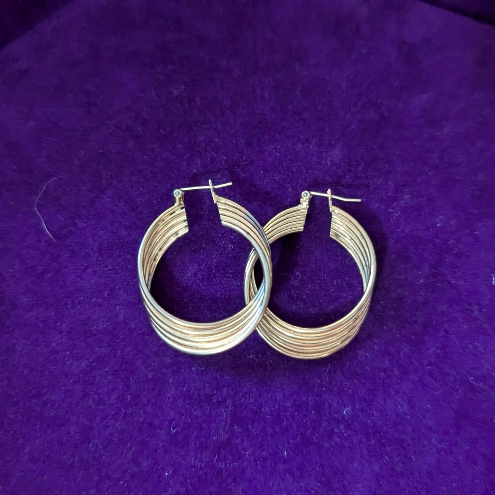 Gold Hoop Earrings